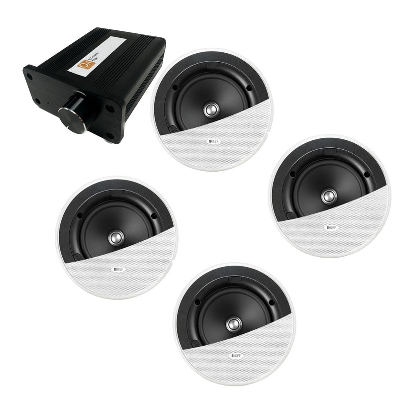 Stereo set with ceiling speakers KEF
