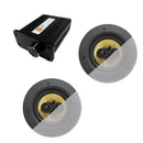 Stereoset met plafondspeakers groot