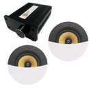 Stereoset met plafondspeakers groot