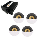 Stereoset met plafondspeakers groot